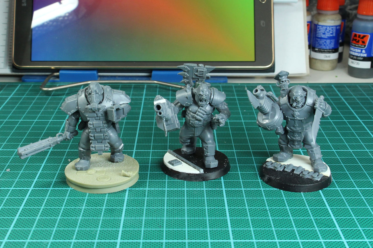 Warhammer 40k Bitz: Astra Militarum - Bullgryns, Ogryns, Nork