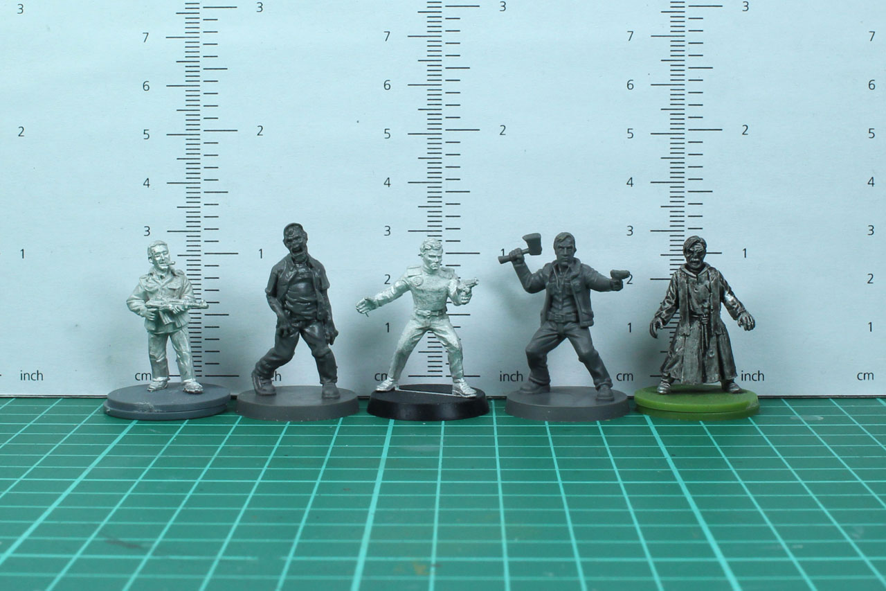 The Walking Dead miniatures 30 mm Scale non peinte miniatures Armed Gang de rue 10 