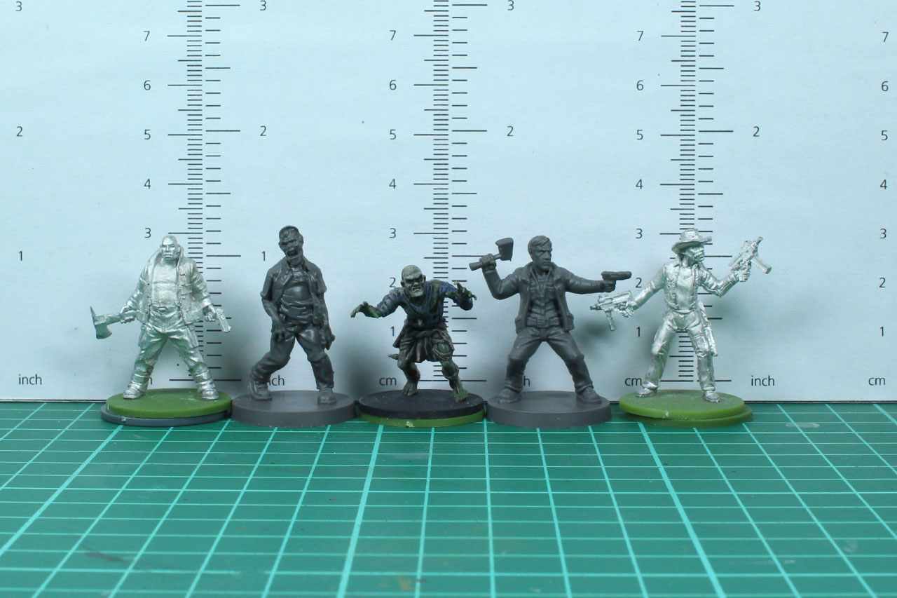 The Walking Dead miniatures 30 mm Scale non peinte miniatures Armed Gang de rue 10 