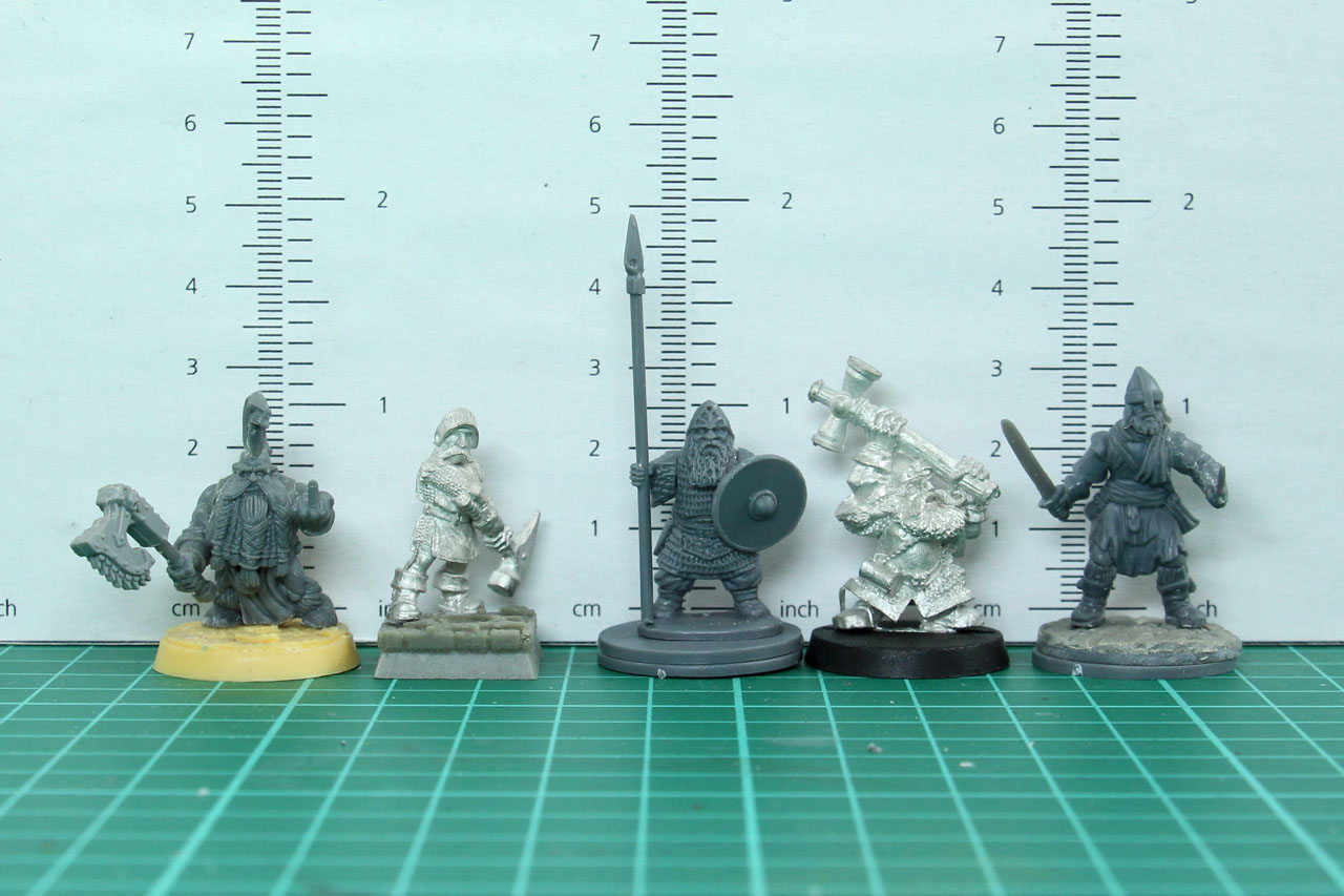D&D KoW Dwarven Bowmen 3D Printed Resin Miniature Warhammer 9th Age tabletop games Age of Sigmar Dungeons and Dragons W40k