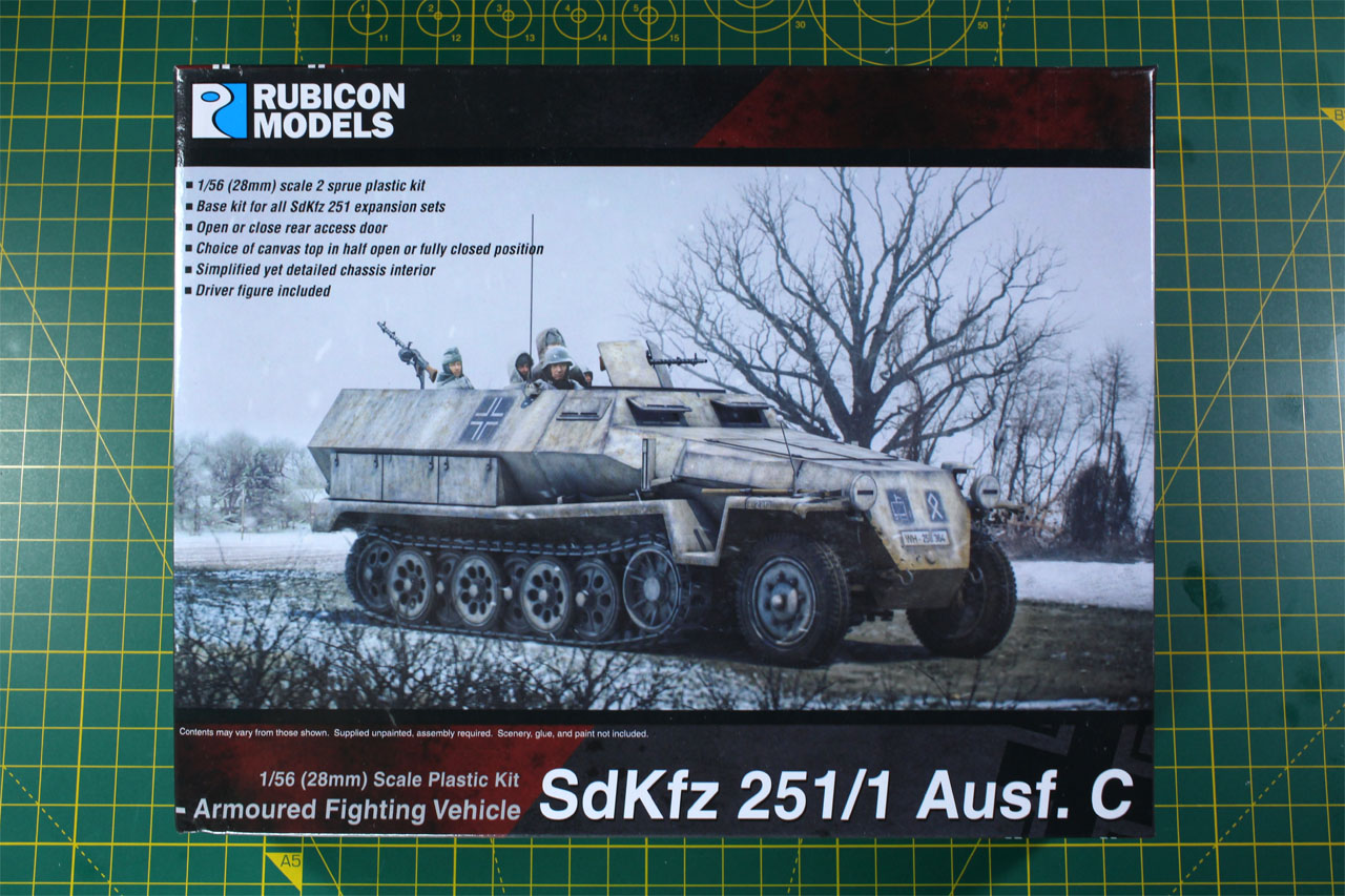 251D Hanomag Bolt Action German SdKfz 251/1 Ausf D Rubicon Models: 280018 