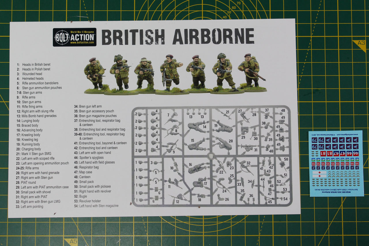 RED 255 WARLORD GAMES BOLT ACTION BRITISH AIRBORNE PIAT TEAM 