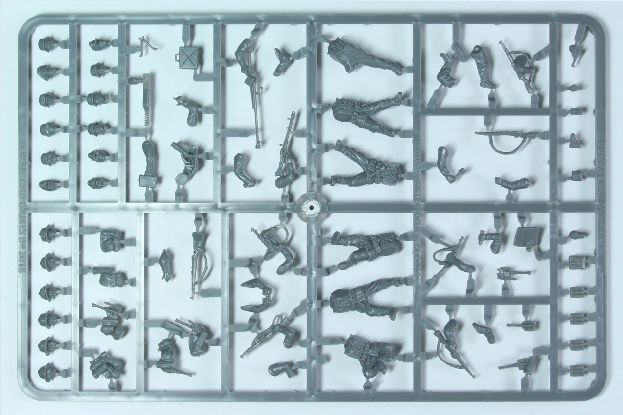 Warlord games bolt action 28mm scale German Grenadiers sprue