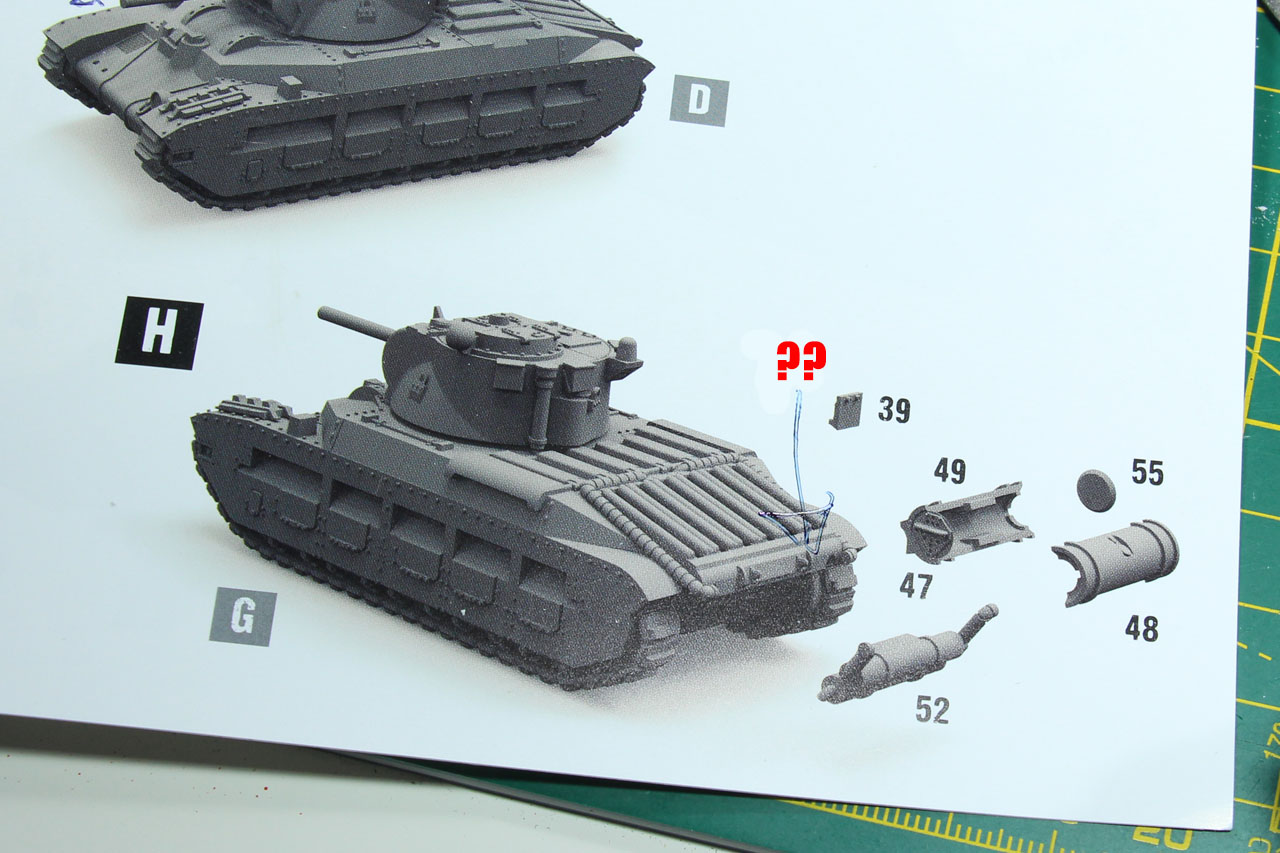 Bolt Action A12 Matilda II Infantry Tank 1:56 WWII Military Wargaming Plastic Model Kit 