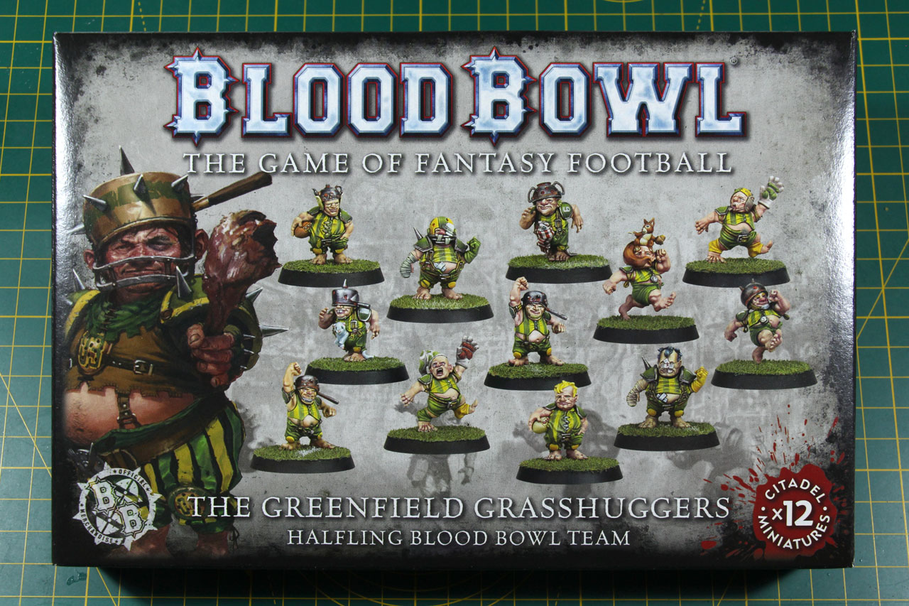 Greenfield Grasshuggers Halfling Team Counter Bit Warhammer Blood Bowl 