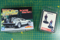 Aoshima DeLorean and Crooked Dice Heroes 4