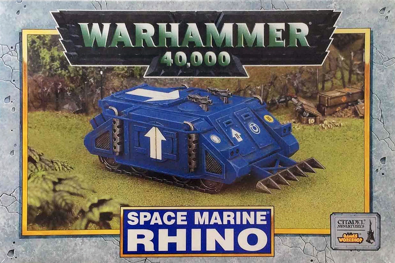 SENT FIRST CLASS GAMES WORKSHOP SPACE MARINE RHINO WARHAMMER 40,000 40K 