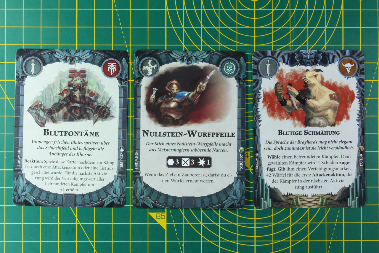 Warhammer Underworld Beastgrave 6 Promo Cards 