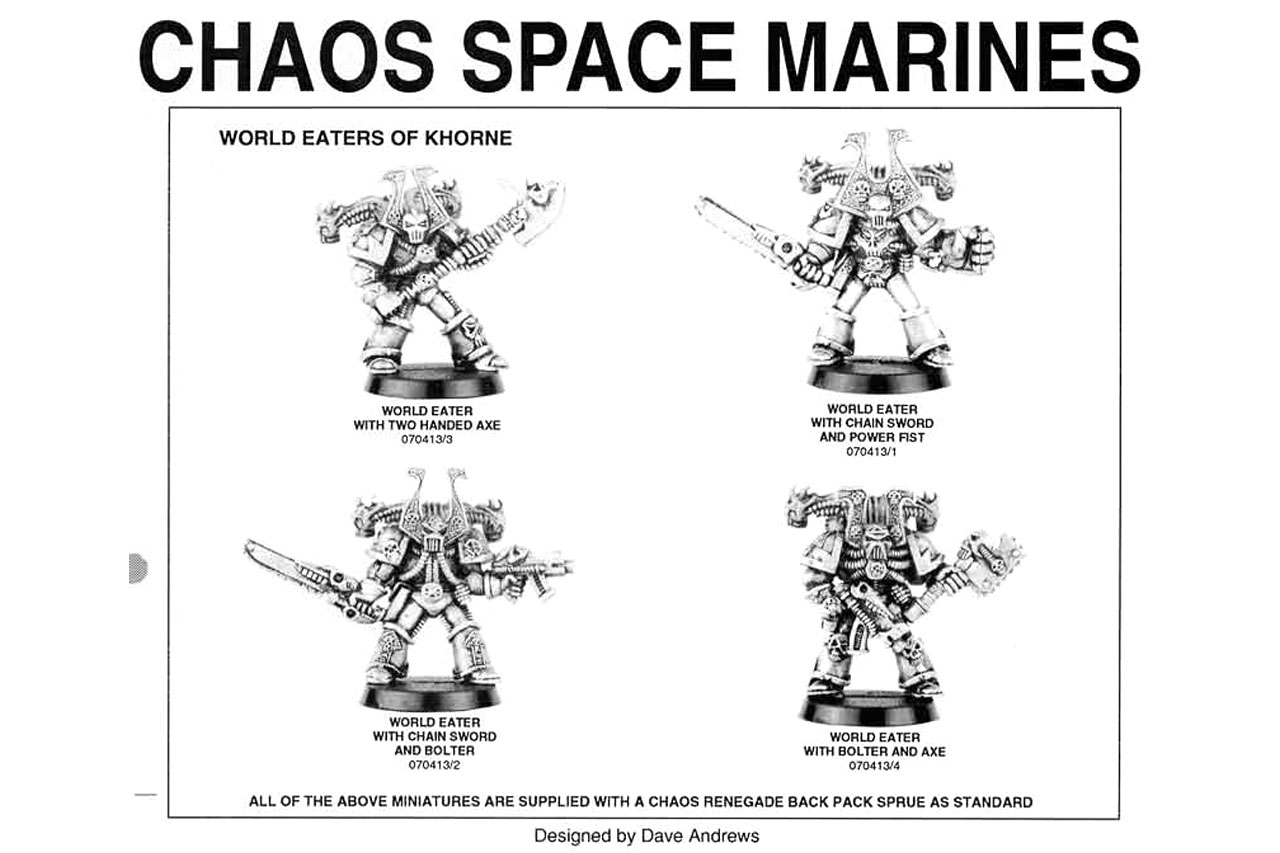 SPACE Marine del Caos di Khorne berzerkers Fondina/Granata/CATENA MISTI-WH40K Bitz 