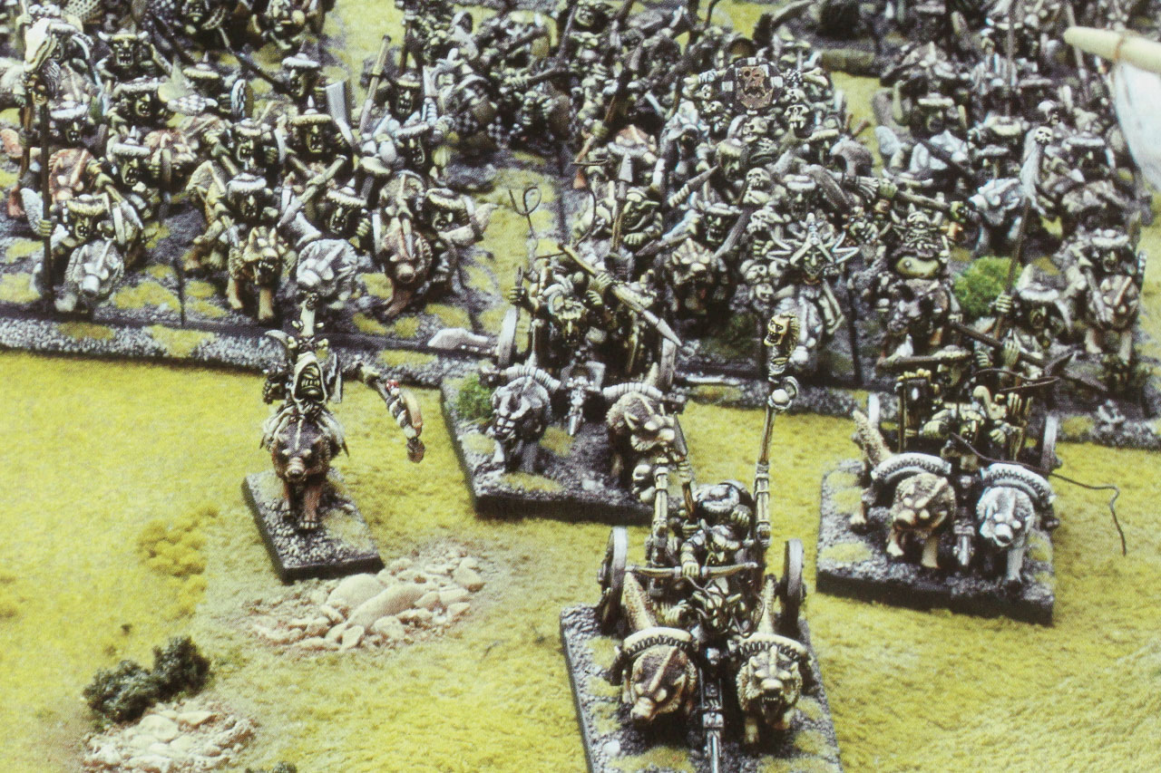 WARHAMMER ORCS GOBLINS ARMY SOME VINTAGE MANY UNITS TO CHOOSE FROM 