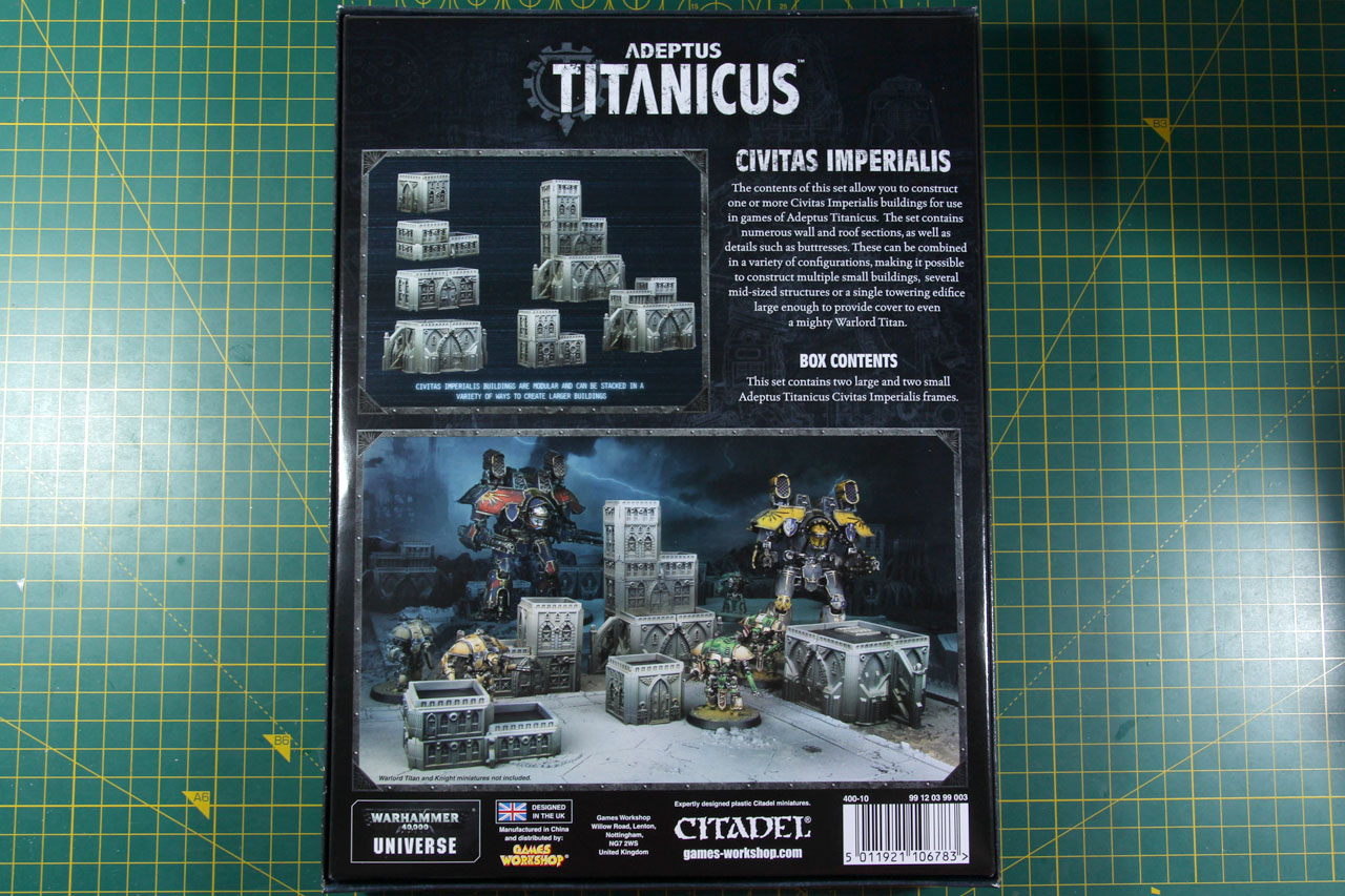 Adeptus Titanicus Civitas Imperialis Administratum Sector Set Terrain Warhammer