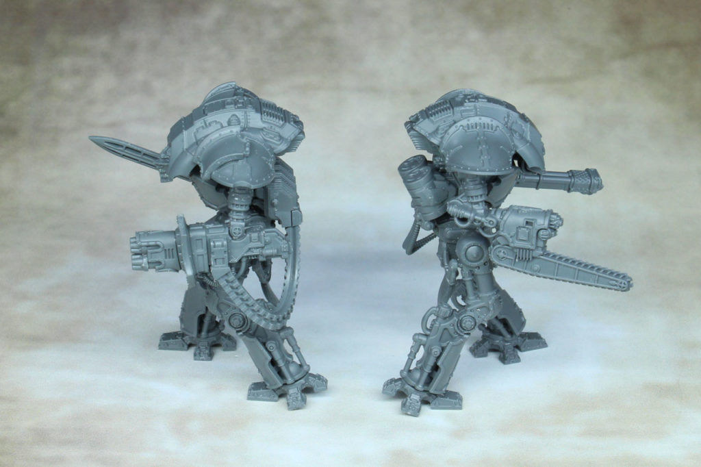 Adeptus Titanicus Knights Acheron & Castigator – 4 Cerastus Knight Models, 112 Plastic Parts
