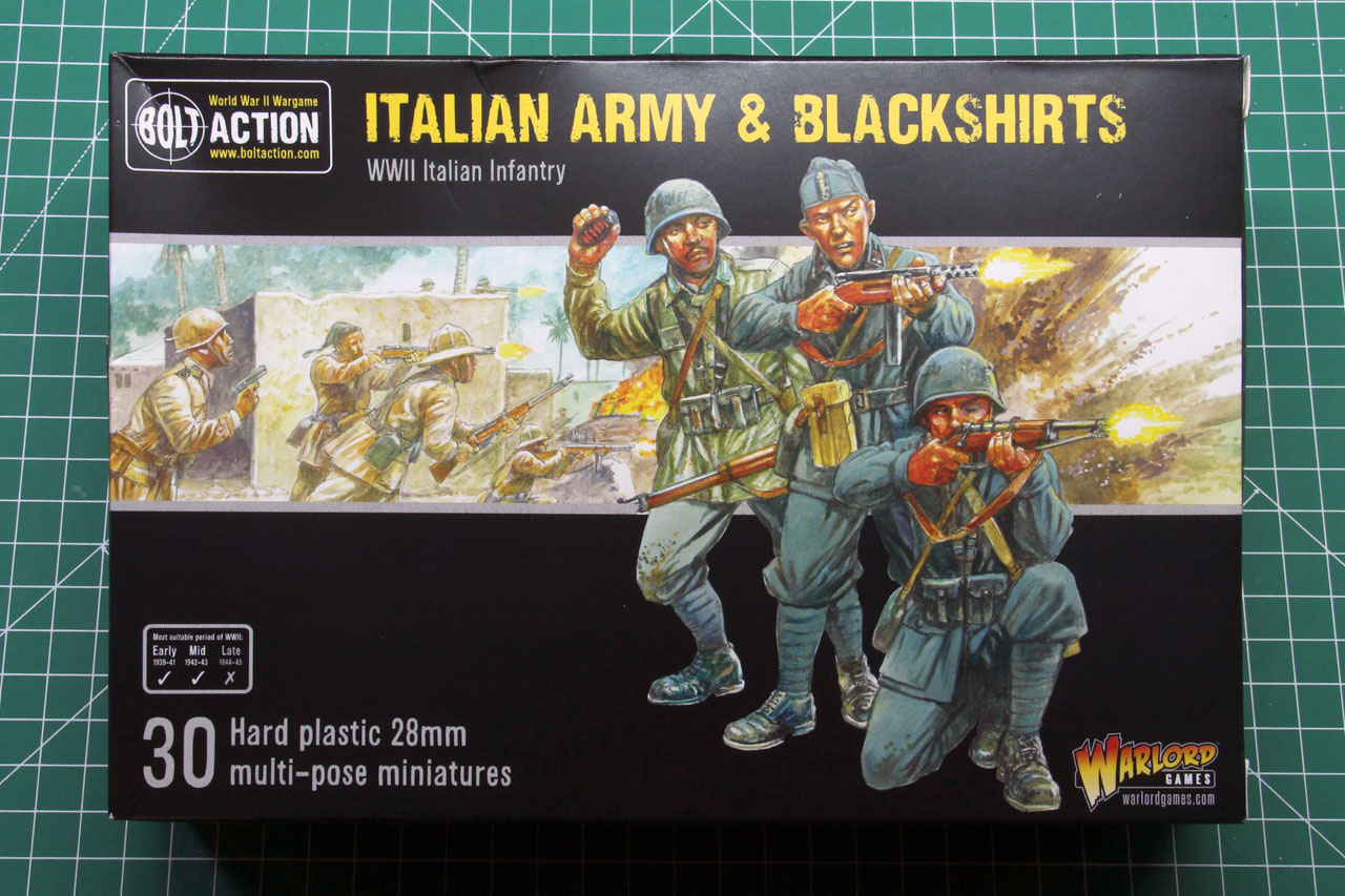 8 Warlord Games Bolt Action Italian infantry miniature 