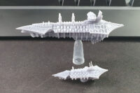 Battlefleet Gothic - Test prints Size comparison