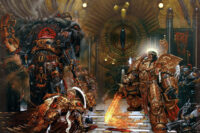 Horus Heresy - Horus vs the Emperor 2004 by Adrian Smith