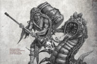 Necromunda - Outland Beastmaster with Millisaur