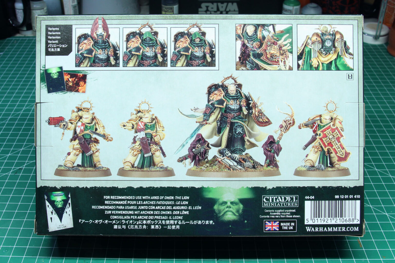Warhammer 40,000 Dark Angels The Lion & Retinue Lion El’Jonson « chaosbunker.de