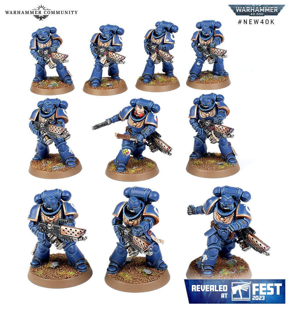 Warhammer 40K Leviathan Space Marine STERNGUARD VETERANS SQUAD bladeguard  NEW