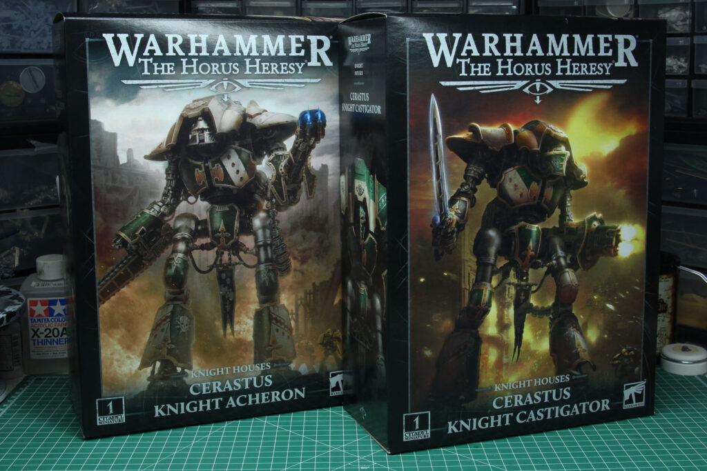 Horus Heresy - Cerastus Knight Acheron and Castigator