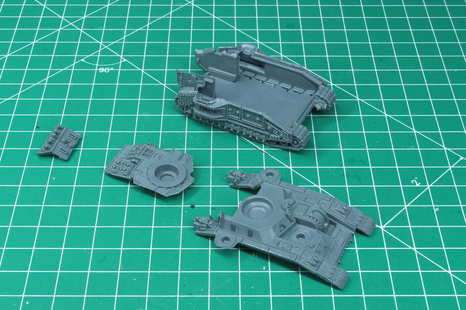 Warhammer Legion Imperialis: Baneblade Solar Auxilia Tank (1 Carro Armato) - Nuovo Su Sprue - Foto 4