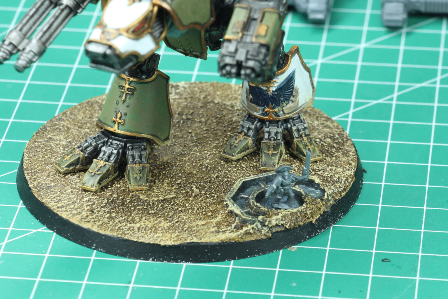 Socle 80 Mm Pour Warhound Titanicus Imperialis – Neuf, Idéal Warhammer 40k