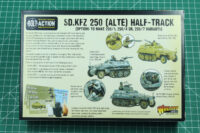 Bolt Action SdKfz 250/1 250/4 and 250/7 variants Ausf. A