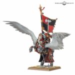 Warhammer The Old World - Bretonnian Battle Standard Bearer on Royal Pegasus