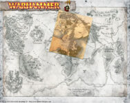 Warhammer Fantasy - 8th Edition Map of the Warhammer World