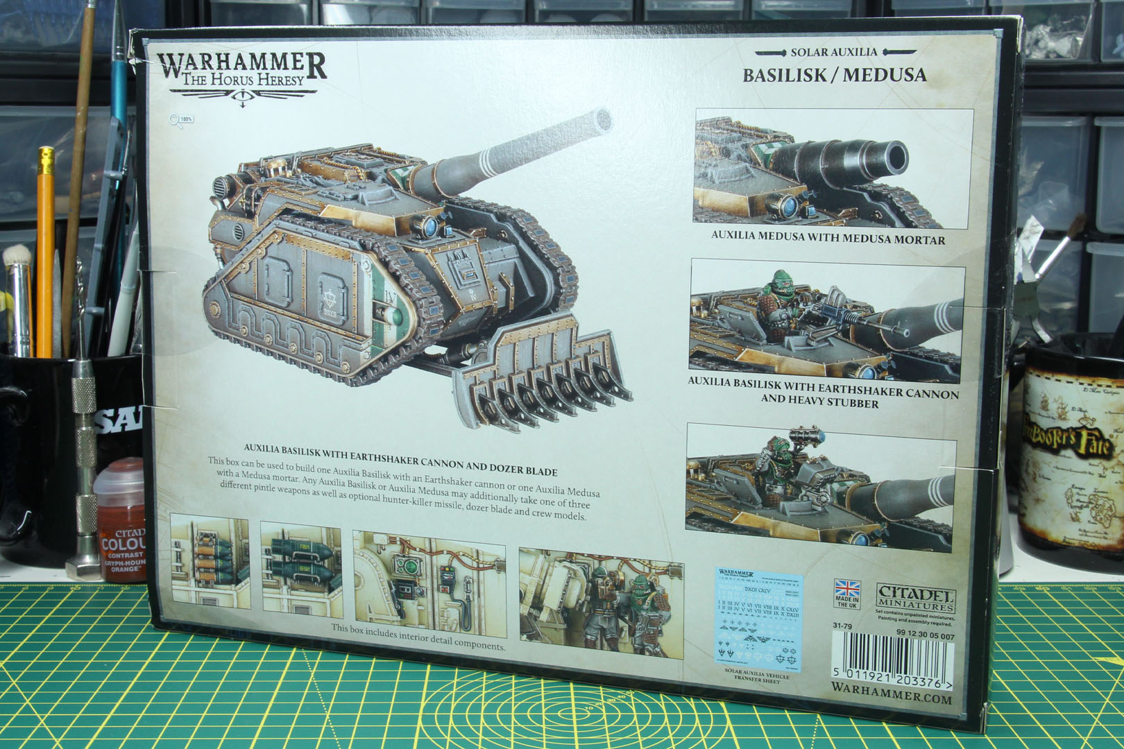 Games Workshop Solar Auxilia Basilisk/Medusa – Horus Heresy 30k/40k – New, Unassembled, Unpainted (31-79)