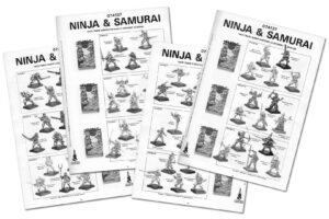 Citadel Miniatures - Oriental Heroes Ninjas & Samurai