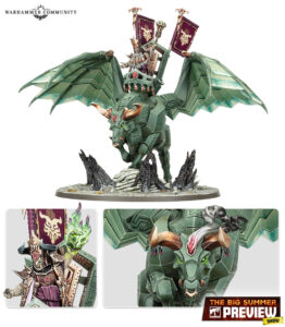 Warhammer Age of Sigmar - Helsmiths of Hashut Daemonsmith on Infernal Taurus