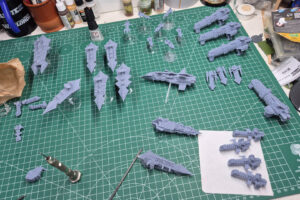 Battlefleet Gothic - 3d printed fleets height=200