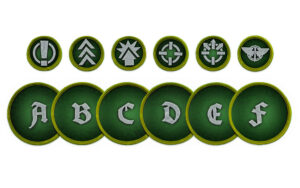 Legions Imperialis - Order Tokens and Objectives Markers