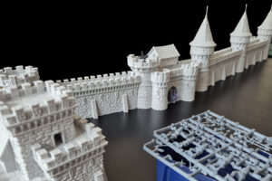 Warmaster - Dark Realms Castle Argent Gate & Walls