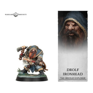 Warhammer Quest: Darkwater - Drolf Ironhead The Grizzled Explorer