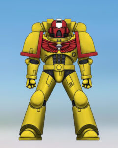 Warhammer 40,000 - Imperial Fists 3rd Company Veteran Sergeant