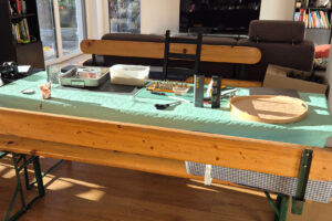 Temporary Working in the Living Room