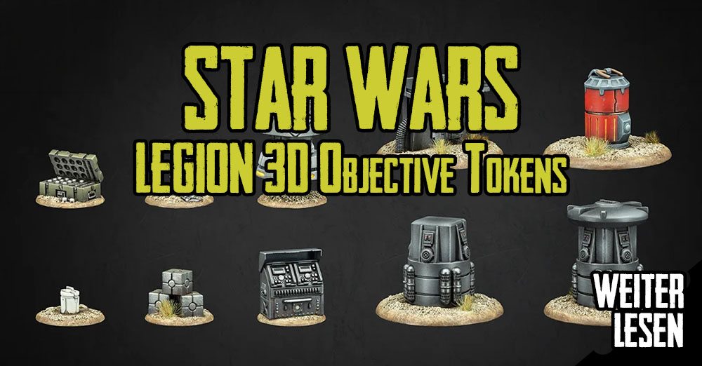 Atomic Mass Games Star Wars Legion - 3D Objective Tokens DE/EN/ES/FR