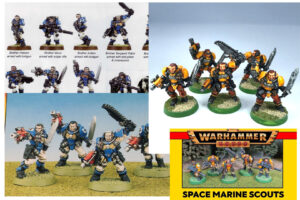 Warhammer 40,000 - 2nd Edition Imperial Fists Colour Card Scouts
