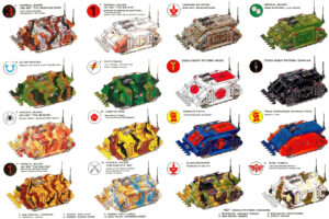 Index Astartes: Apocrypha - Rogue Trader Camouflage Colours of the Imperial Rhino