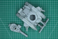 Warhammer 40,000 - Retro Terrain Leman Russ Tank Wreck