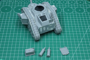 Warhammer 40,000 - Retro Terrain Leman Russ Tank Wreck