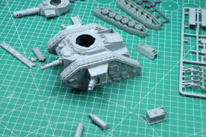 Warhammer 40,000 - Retro Terrain Leman Russ Tank Wreck