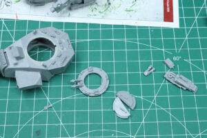 Warhammer 40,000 - Retro Terrain Leman Russ Tank Wreck