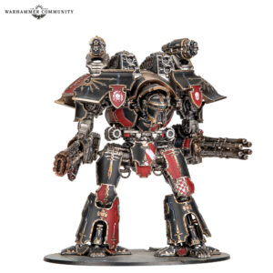 Legions Imperialis / Adeptus Titanicus - Warlord Titan with Volkite Destructor and Macro-gatling Blaster