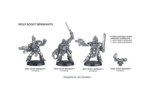 Warhammer 40,000 - Space Wolves Wolf Scout Sergeants