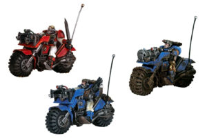 Warhammer 40,000 - Plastic Space Marine Scout Bikers