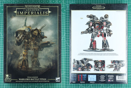Legions Imperialis - Warlord Titan with Quake Cannon and Conversion Beam Extirpator