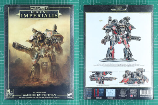 Legions Imperialis - Warlord Titan with Volkite Destructor and Macro-Gatling Blaster