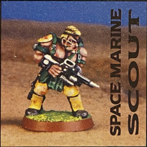 Warhammer 40,000 - Space Marine Scout Bob Naismith